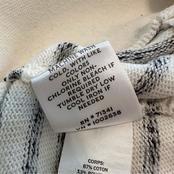 L.L Bean Signature | Size XS Knit Half Zip Pullover Stripes Preppy Long Sleeve - Picture 8 of 10